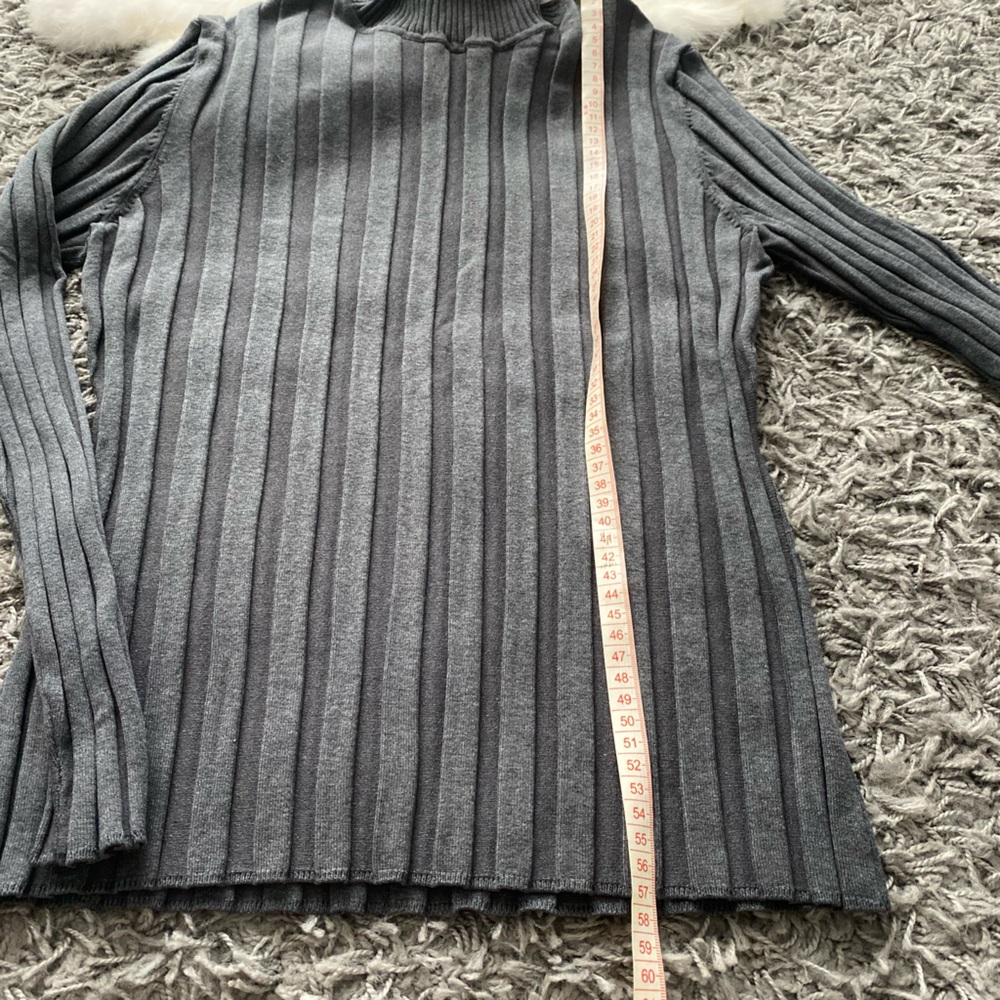 Style & Co. Ribbed Silk Turtleneck Sweater - Picture 5 of 6